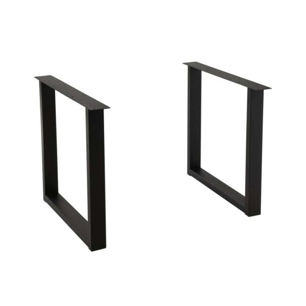 TABLE LEGS RECTANGLE STEEL BLACK