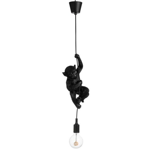 LAMP APE HANGING POLYRESIN BLACK