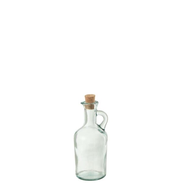 CARAFE SPOUT ROUND CORK RECYCLED GLASS