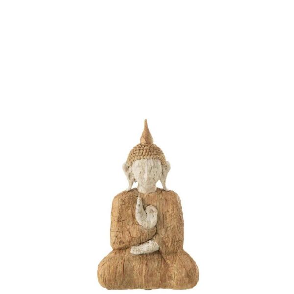 BUDDAH SITTING POLY NATURAL/BEIGE SMALL