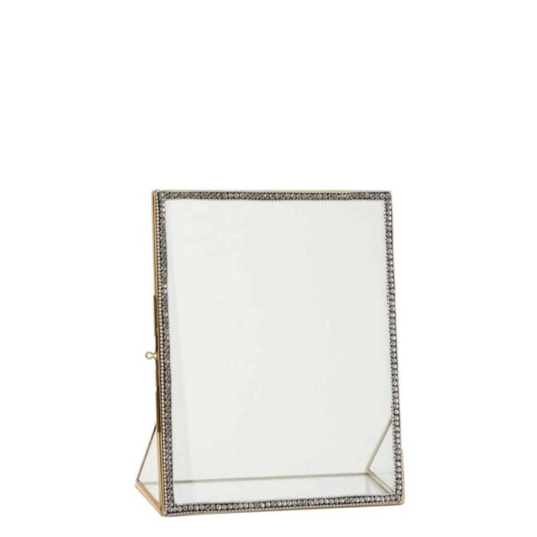 PHOTOFRAME JEWEL METAL/GLASS GOLD LARGE
