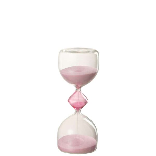 HOURGLASS 10MIN GLASS PINK