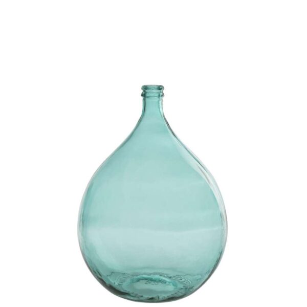 VASE LISSABON GLASS AQUA LARGE
