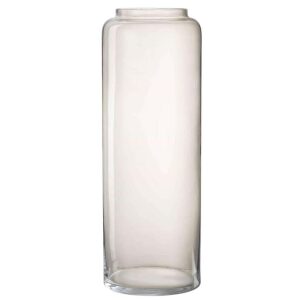 VASE RIGHT LONG GLASS TRANSPARANT XL