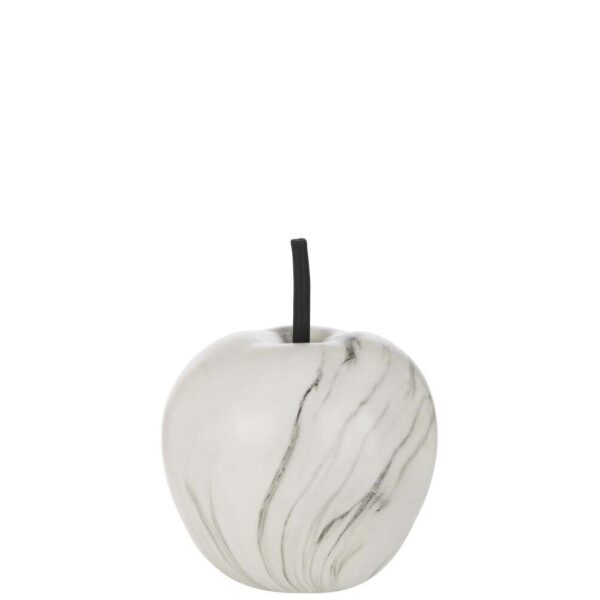 APPLE MARBLE POLY WHITE MEDIUM
