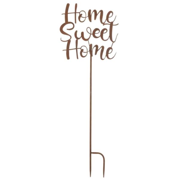 DECORATION GARDEN HOME SWEET HOME IRON RUST