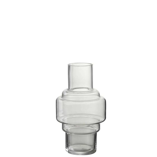 VASE RINO GLASS TRANSPARENT SMALL