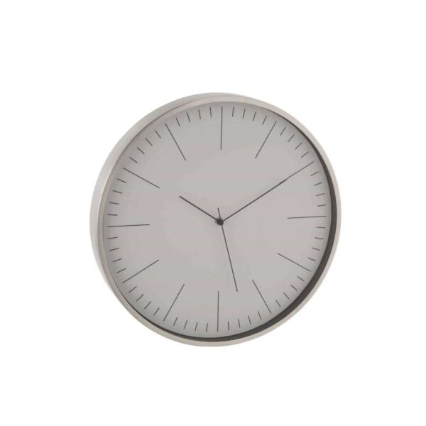 CLOCK GERBERT ALUMINIUM GREY