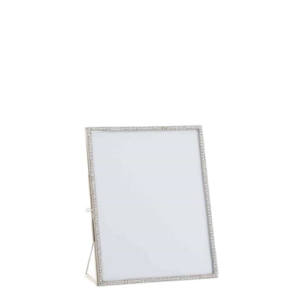 PHOTOFRAME JEWEL METAL/GLASS SILVER LARGE