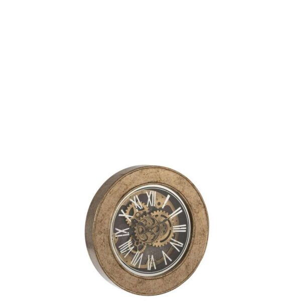 CLOCK INTERIOR MECHANISM MDF ANTIQUE GOLD