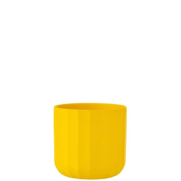 FLOWERPOT SUMMER CERAMIC YELLOW LARGE