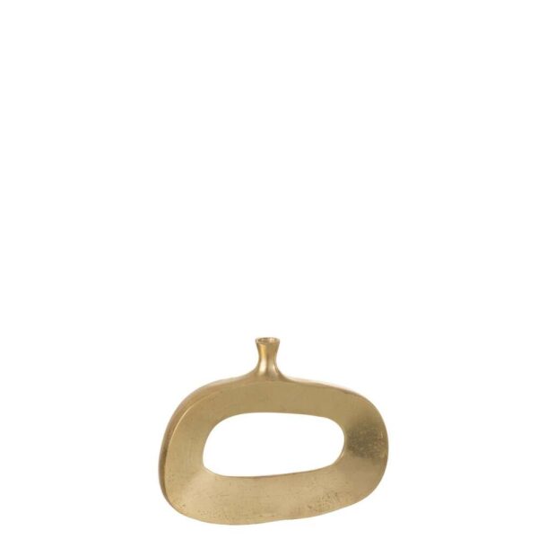 VAAS OVAAL ALUMINIUM GOUD MEDIUM