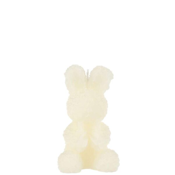CANDLE RABBIT WHITE MEDIUM-15H
