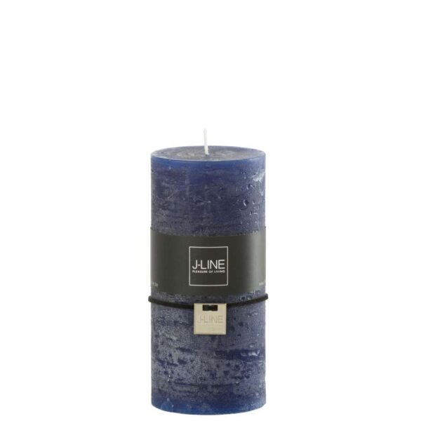 CYLINDER CANDLE DARK BLUE LARGE 52H
