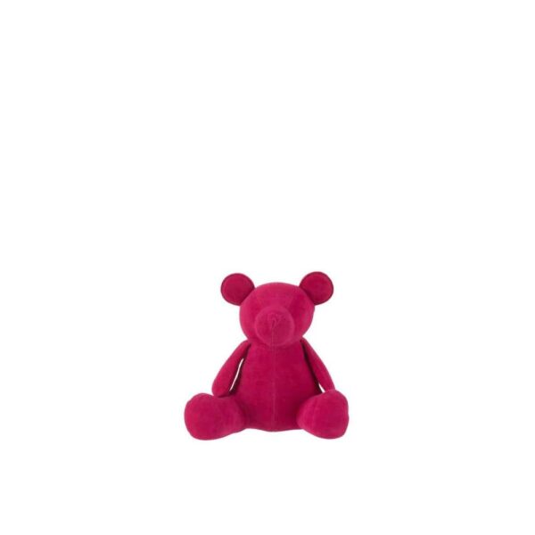 BEAR DECO MATTE VELVET PINK SMALL