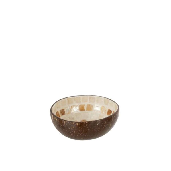 HALF COCONUT BALL NUYE NUT/PAINT BEIGE/BROWN