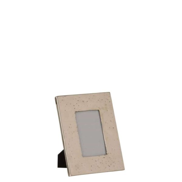 PHOTOFRAME RECTANGLE IRREGULAR ALUMINIUM/GLASS SILVER