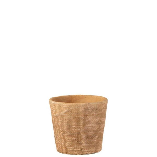 FLOWERPOT BISTRO CEMENT NATURAL MEDIUM