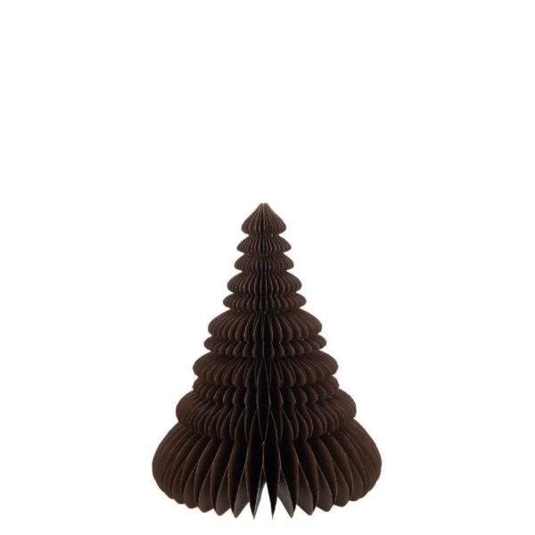 CHRISTMAS TREE FOLDING PAPER BROWN LARGE