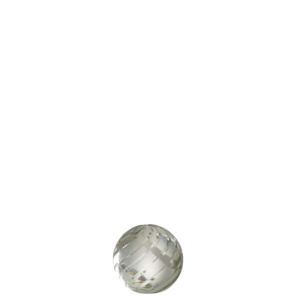 PAPERWEIGHT ONDES GLASS TR SMALL