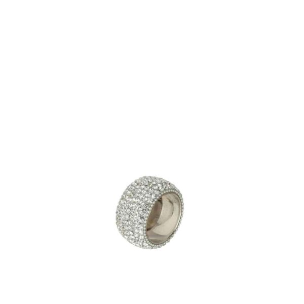 BOX OF 6 SERVICE RING DIAMOND ALUMINIUM SILVER