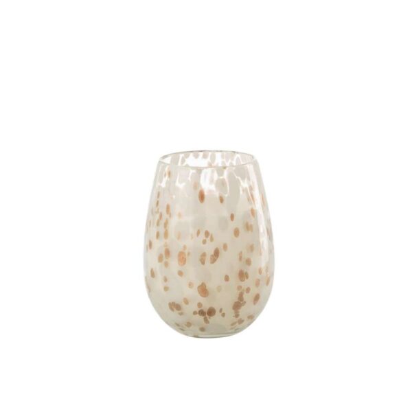 SCENTED CANDLE MIA WHITE/MIX GLASS MEDIUM-120H