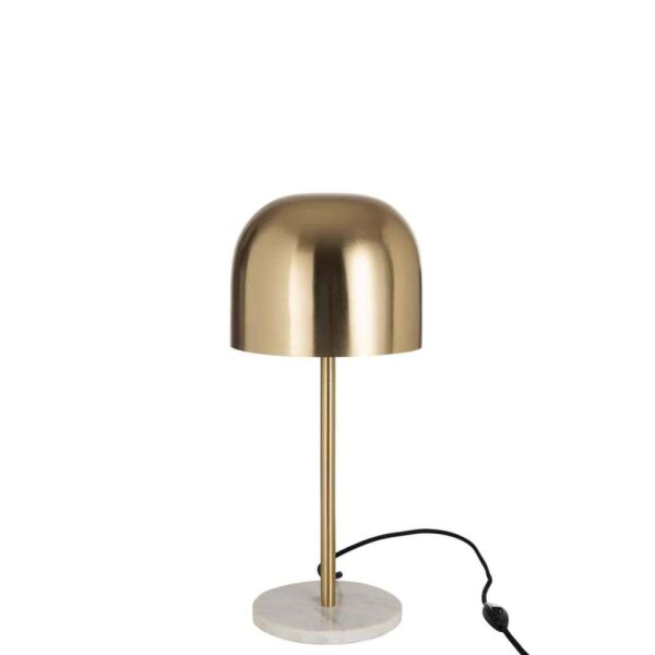 TABLE LAMP QUEEN METAL MARBLE GOLD