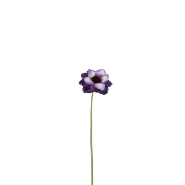 ANEMONE PLASTIC PURPLE/WHITE