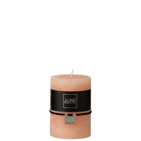 CYLINDER CANDLE  PEACH M 39H