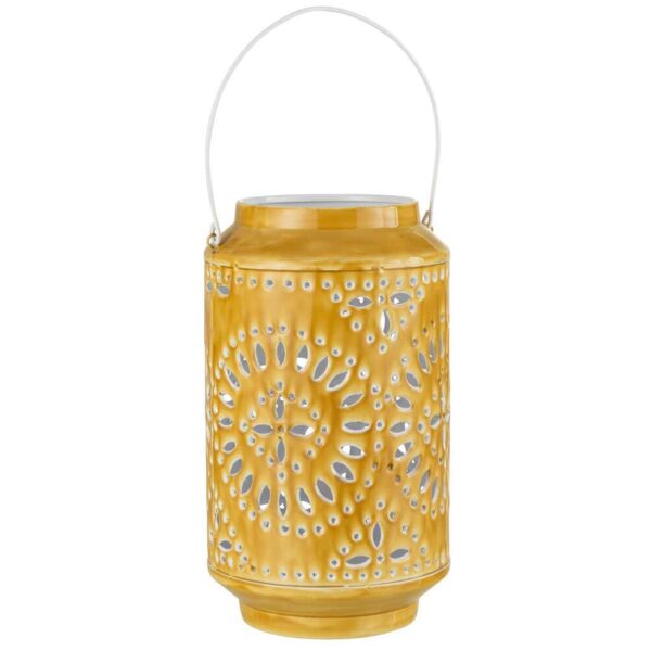 LANTERN HIGH PERFORATED IRON OCHRE