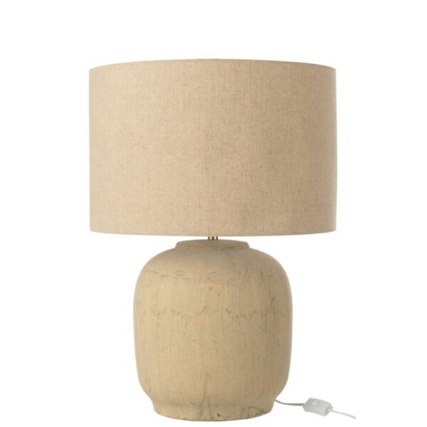 TABLE LAMP MIA TERRACOTTA BEIGE LARGE