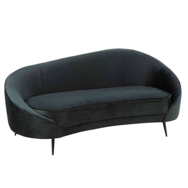 SOFA ELISABETH TEXTILE/METAL GREEN