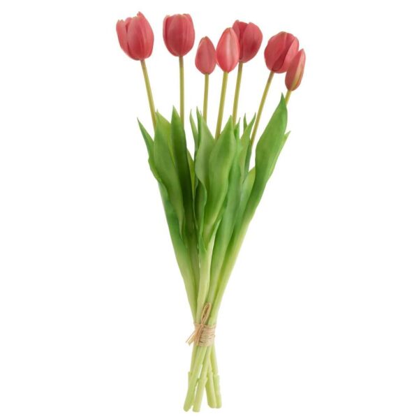 BOUQUET TULIPS 7PIECES PU BRIGHT PINK LARGE