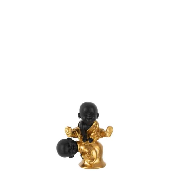 MONK JUMPING POLYRESIN BLACK/GOLD