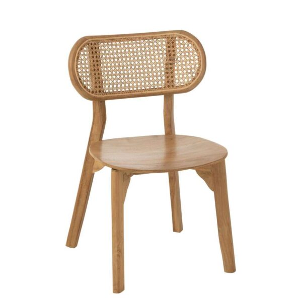CHAIR PEANUT TEAK WOOD NATURAL