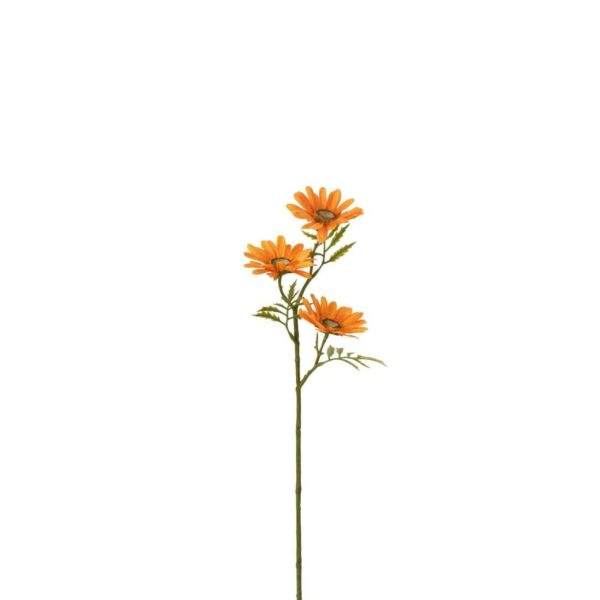 FLOWER DAISY PLASTIC ORANGE