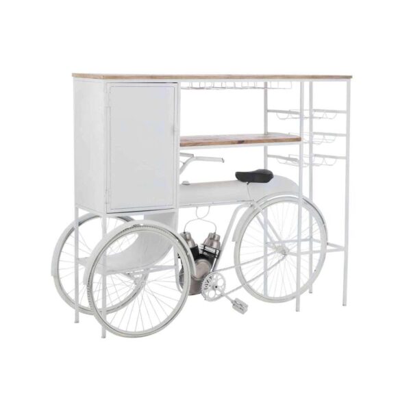 BAR BICYCLE METAL/MANGO WOOD WHITE/NATURAL