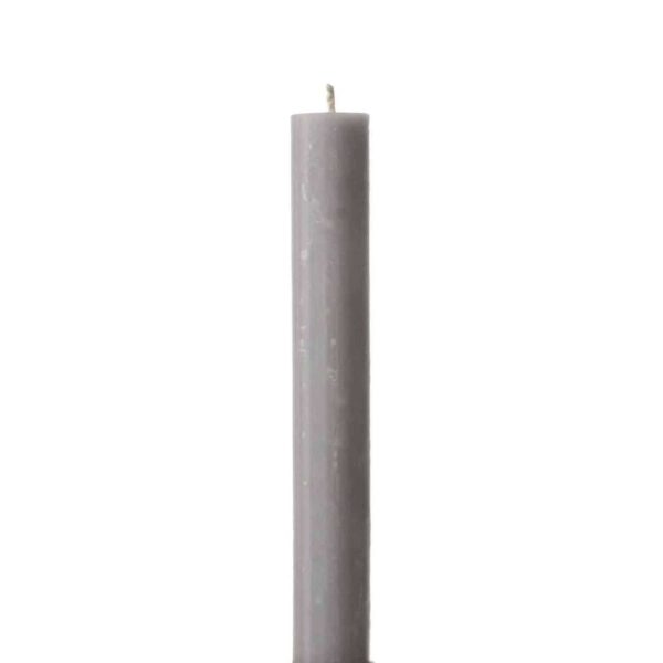 Kronelys rustikk maxi 39 Lys grå 29cm