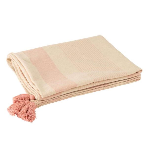 THROW MIK COTTON WHITE/PINK