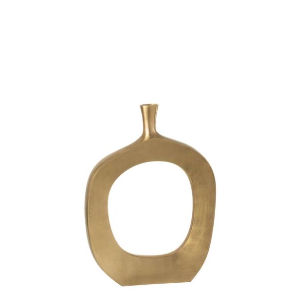 VAAS NINA ALUMINIUM GOUD SMALL