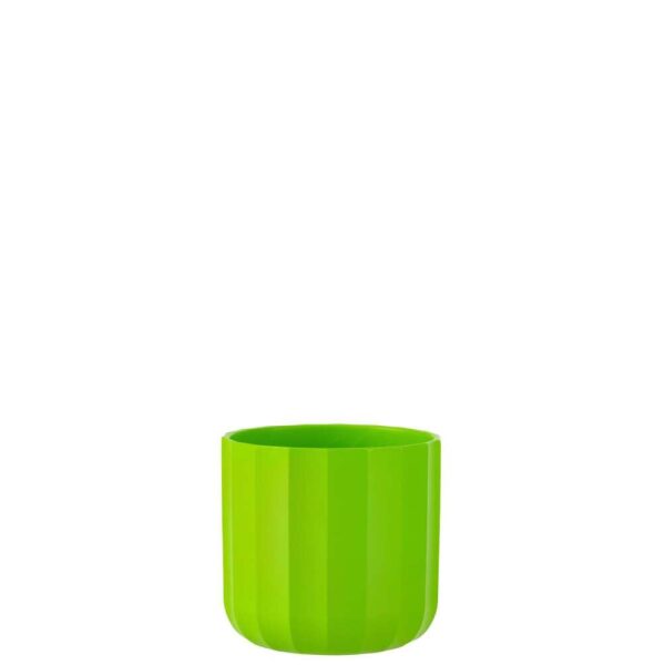 FLOWERPOT SUMMER CERAMIC GREEN MEDIUM