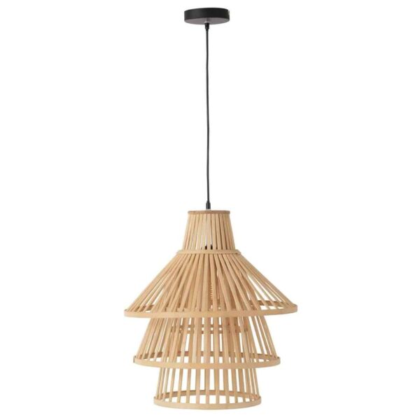 HANGING LAMP LAYERS BAMBOO NATURAL LARGE