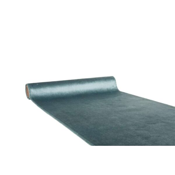 Rull Fløyel Asurblå 35X250Cm