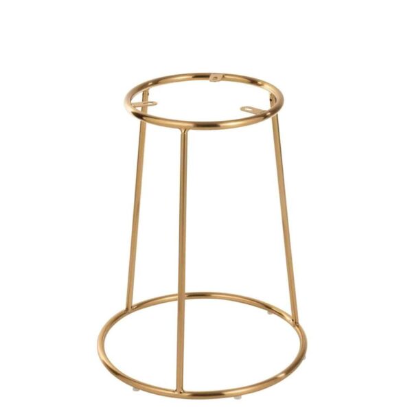 FRAME MEDIUM STOOL METAL GOLD