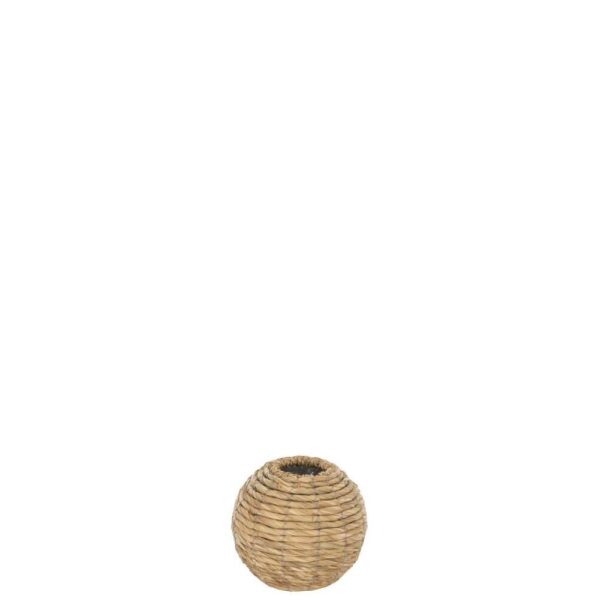 VASE YUMI BALL STRAW NATURAL EXTRA SMALL