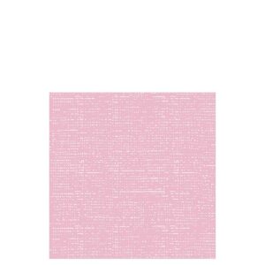 PACK 12 NAPKINS TEXTTILE TOUCH PAPER LIGHT PINK LARGE
