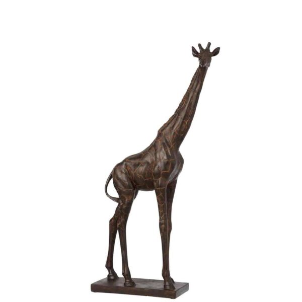 GIRAFFE POLY BROWN SMALL