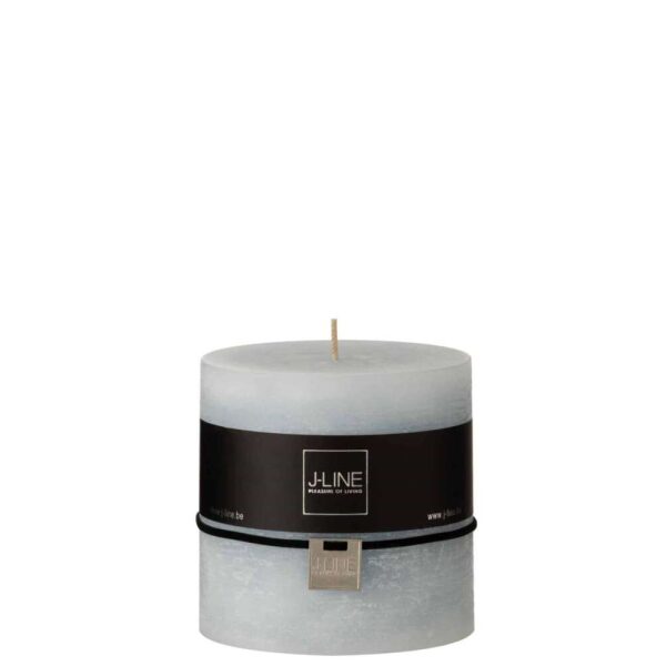 CYLINDER CANDLE  LIGHT BLUE 64H