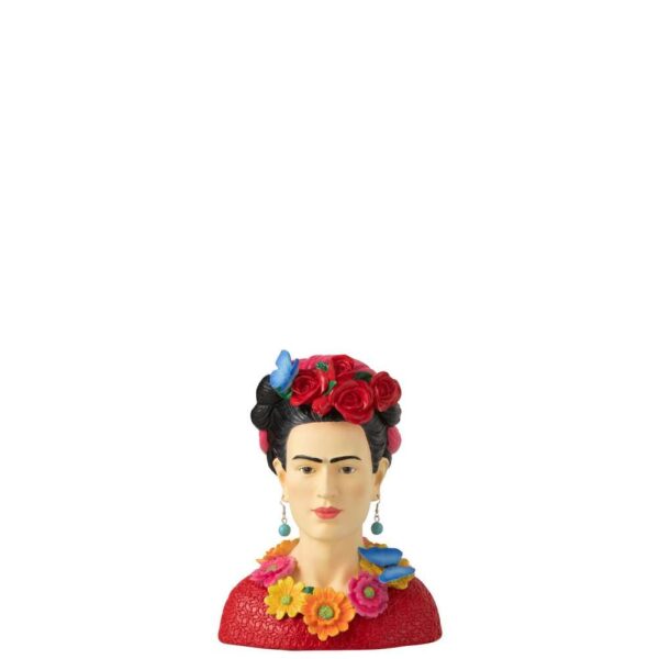 BUST FRIDA KAHLO POLYRESIN SMALL