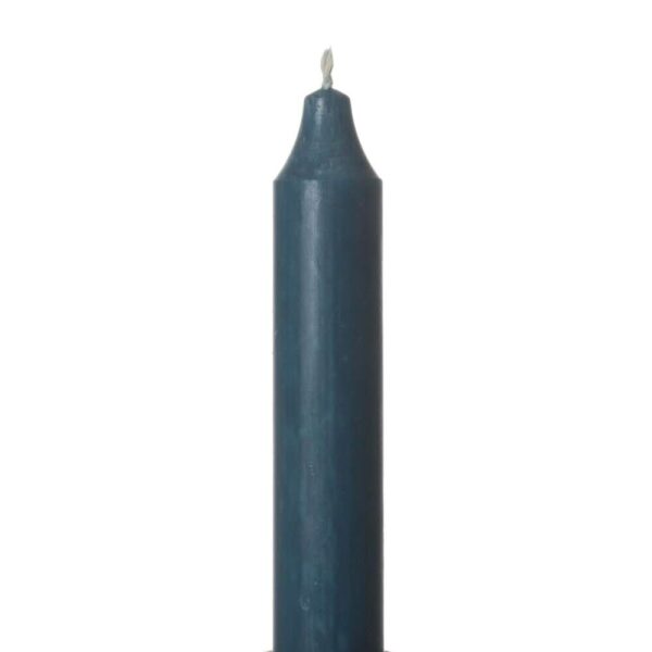 Kronelys Rustikk 2,2X30Cm 57 Petrol